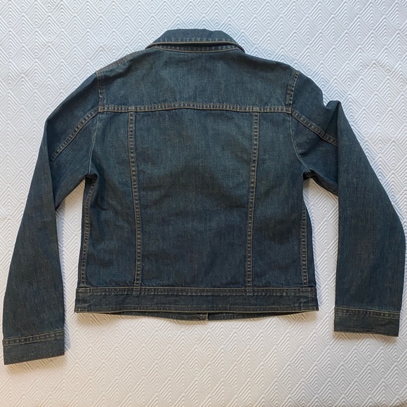J. CREW Woman’s Jean Jacket, Size Large - Picture 7 of 9